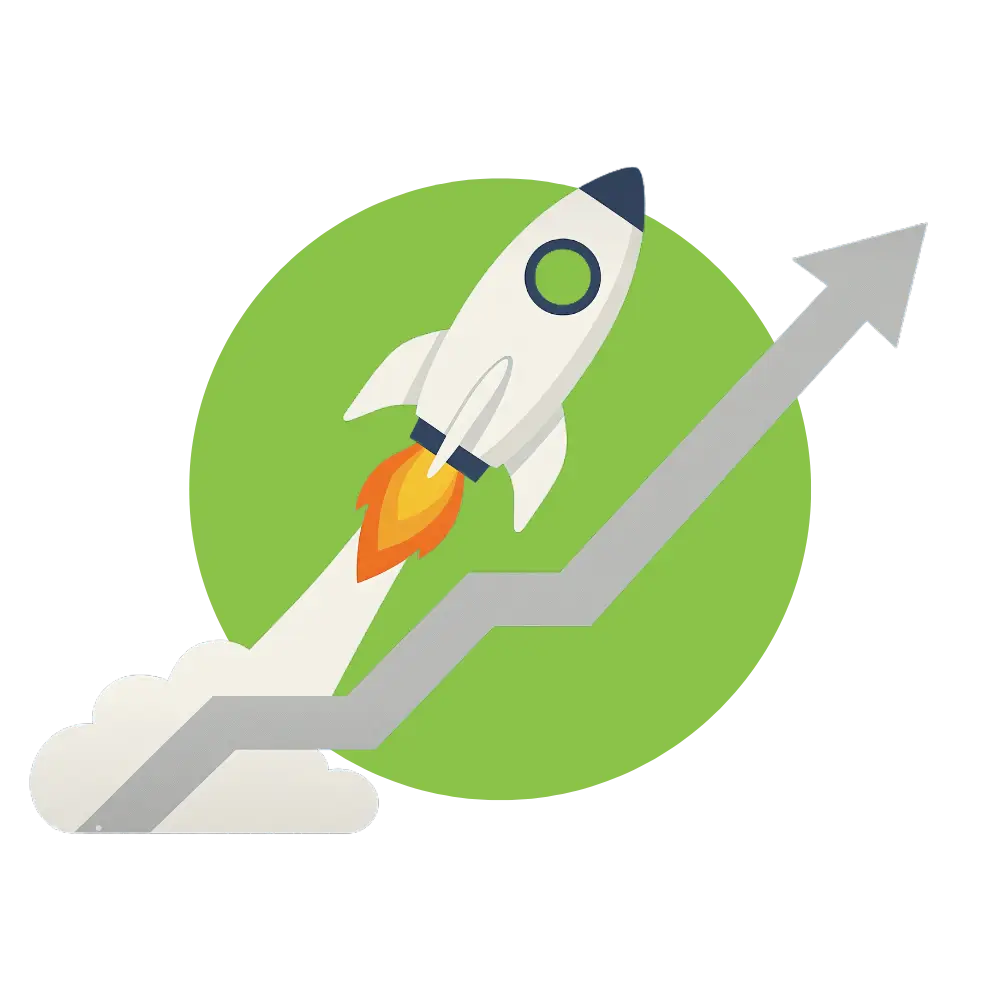 rocket-ranking a rocket depicting climbing the serp rankings